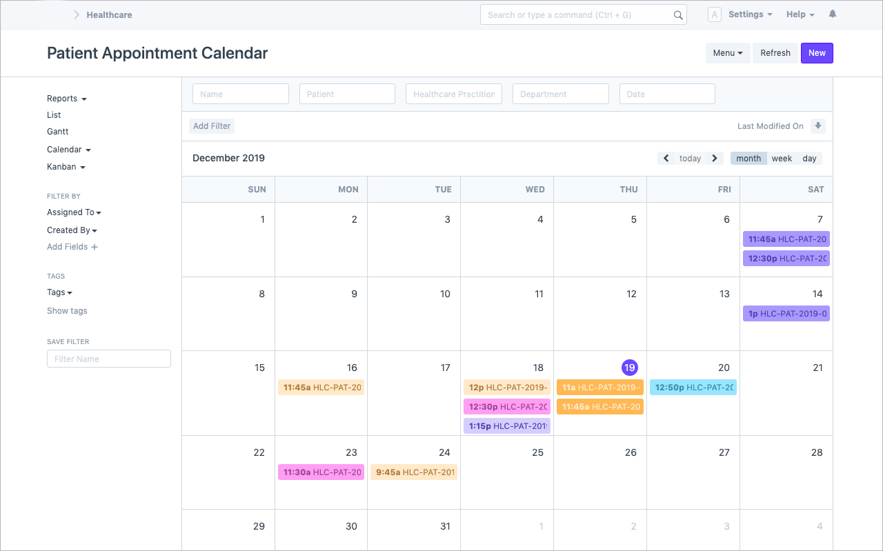 جدولة المواعيد