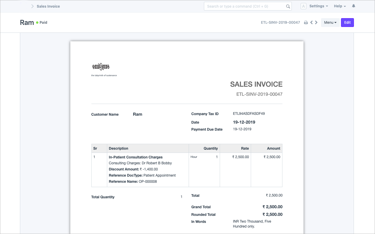 الفواتير والفواتير