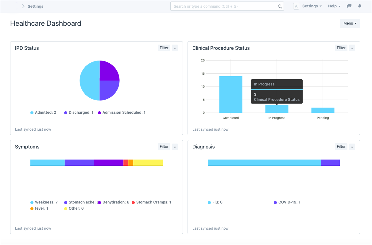 حلول إدارة الرعاية الصحية