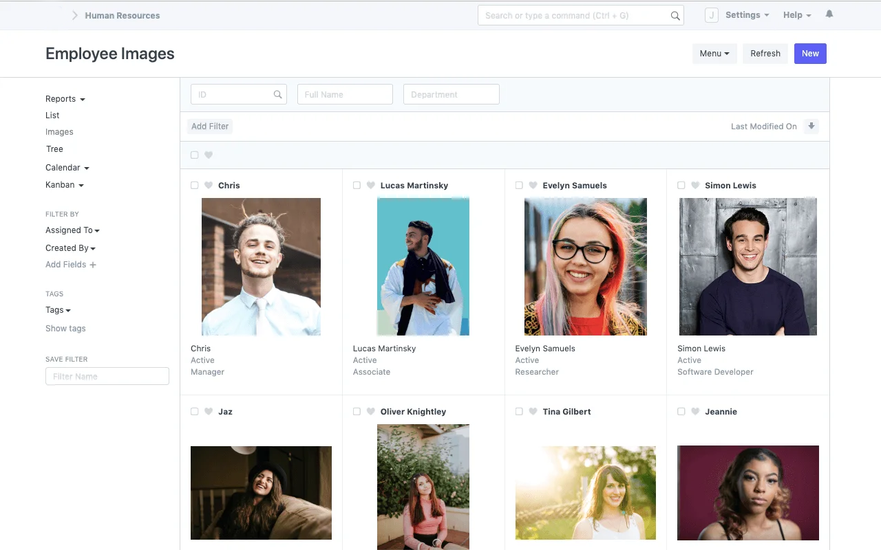 Employee Database hr payroll