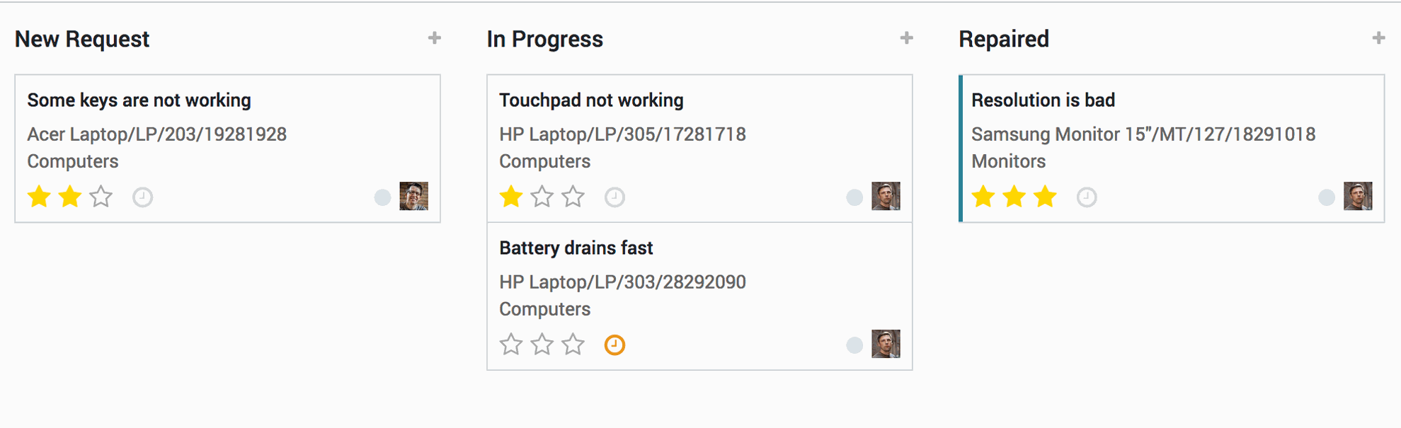 تنظيم طلبات الصيانة