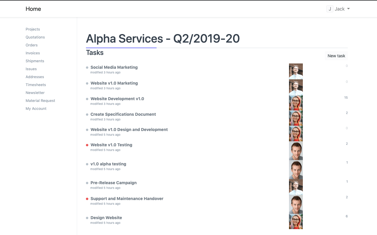 الوصول إلى العملاء