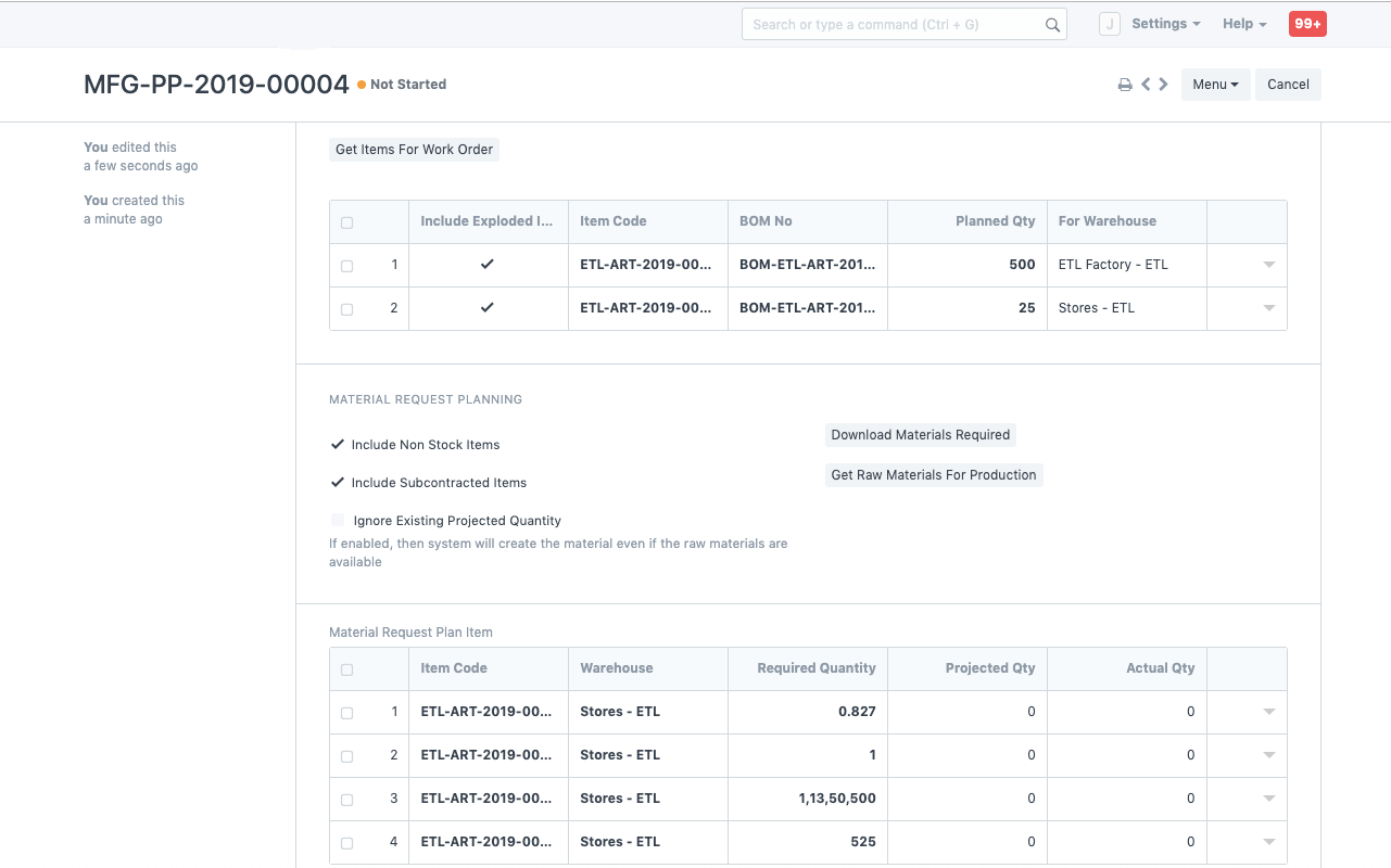 تخطيط الموارد المادية 