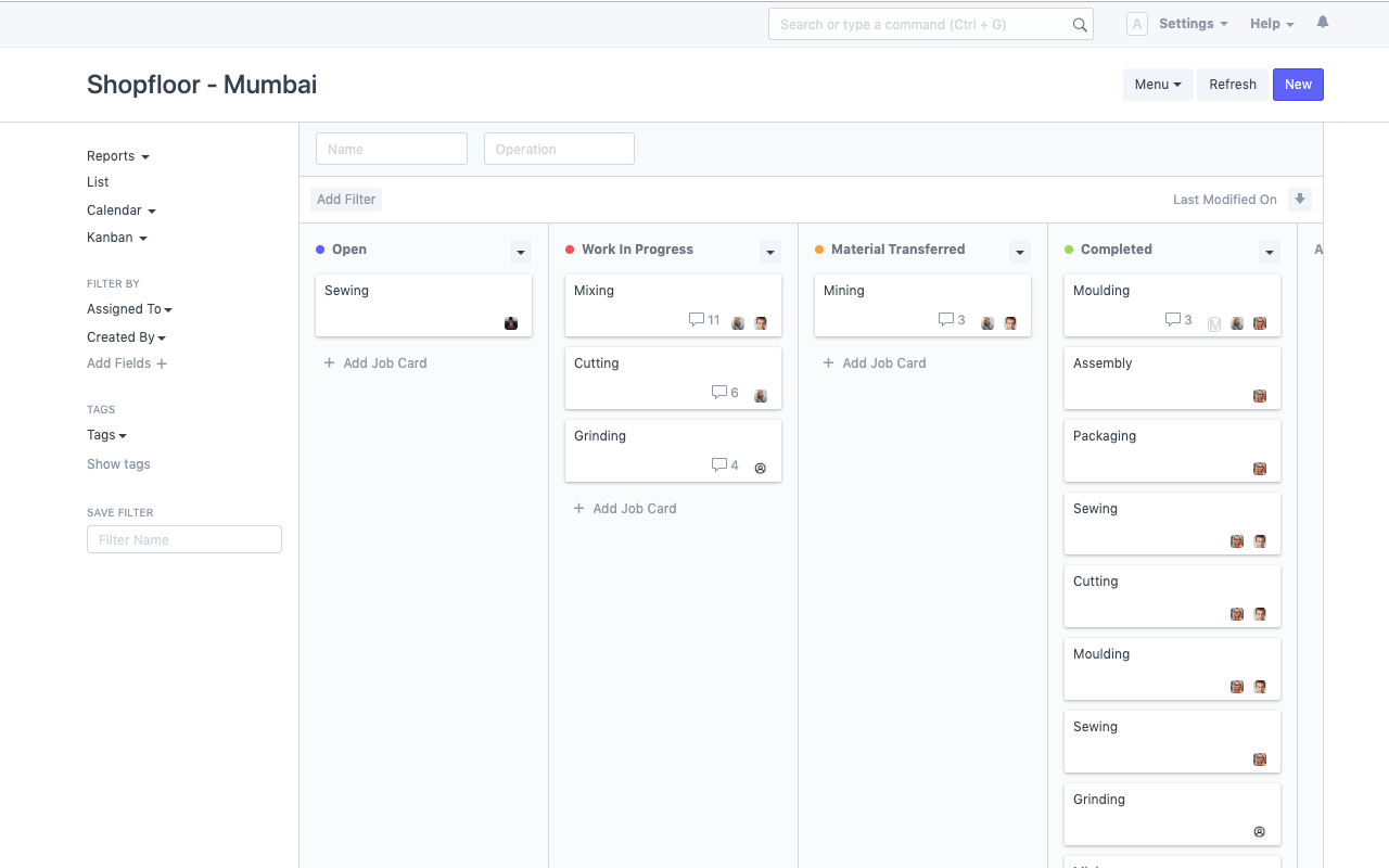 إدارة حيز الإنتاج