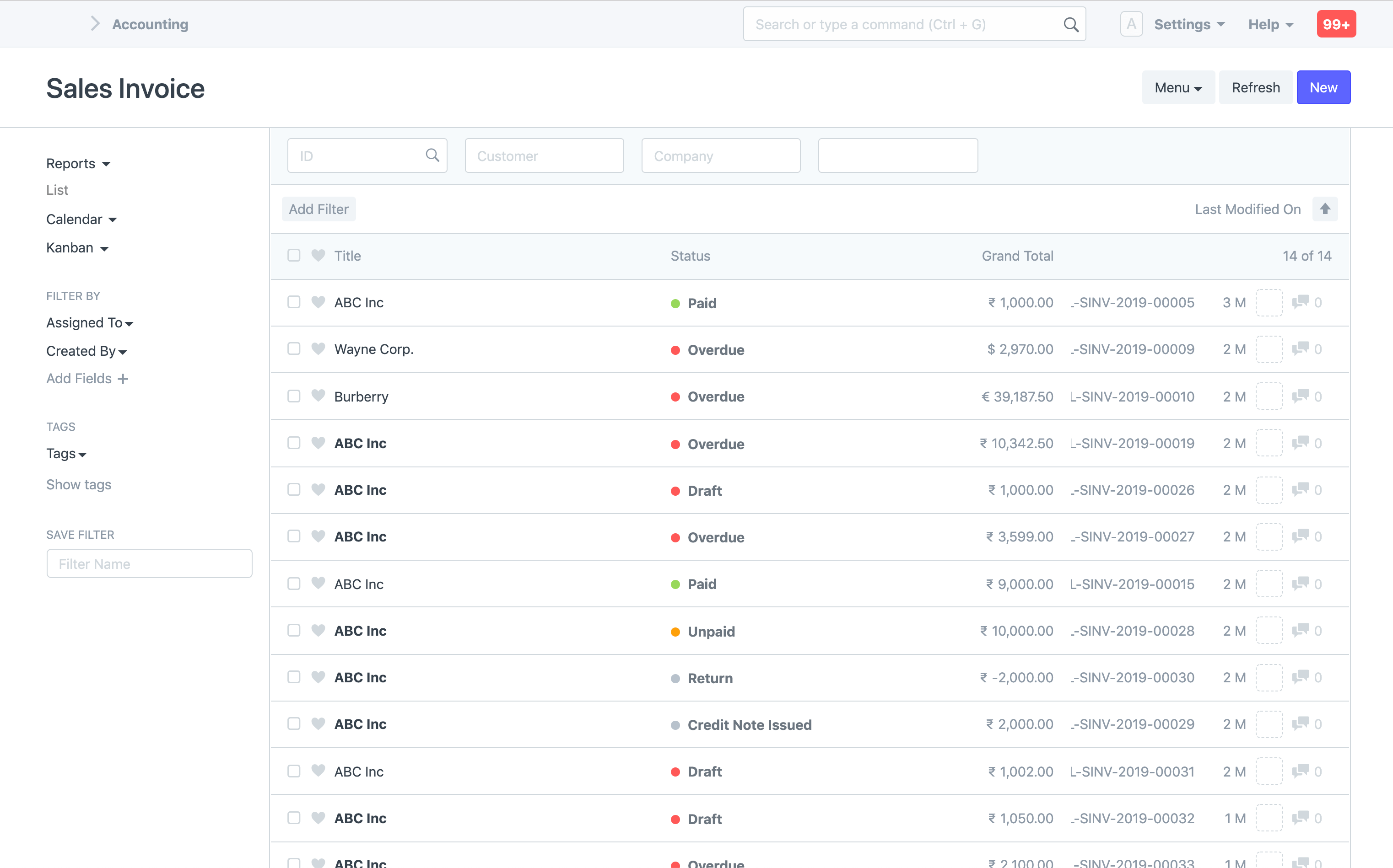 محاسبة الصناديق