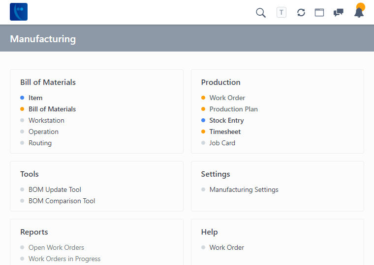 إدارة
                                        التصنيع